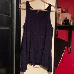 Torrid Trapeze top with lace